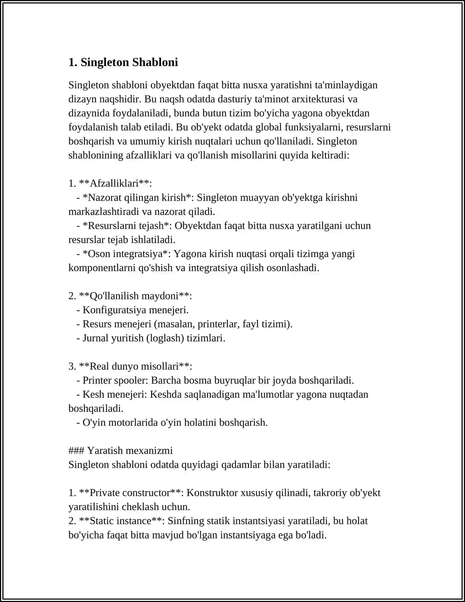 ARXITEKTURA SHABLONLARI 3