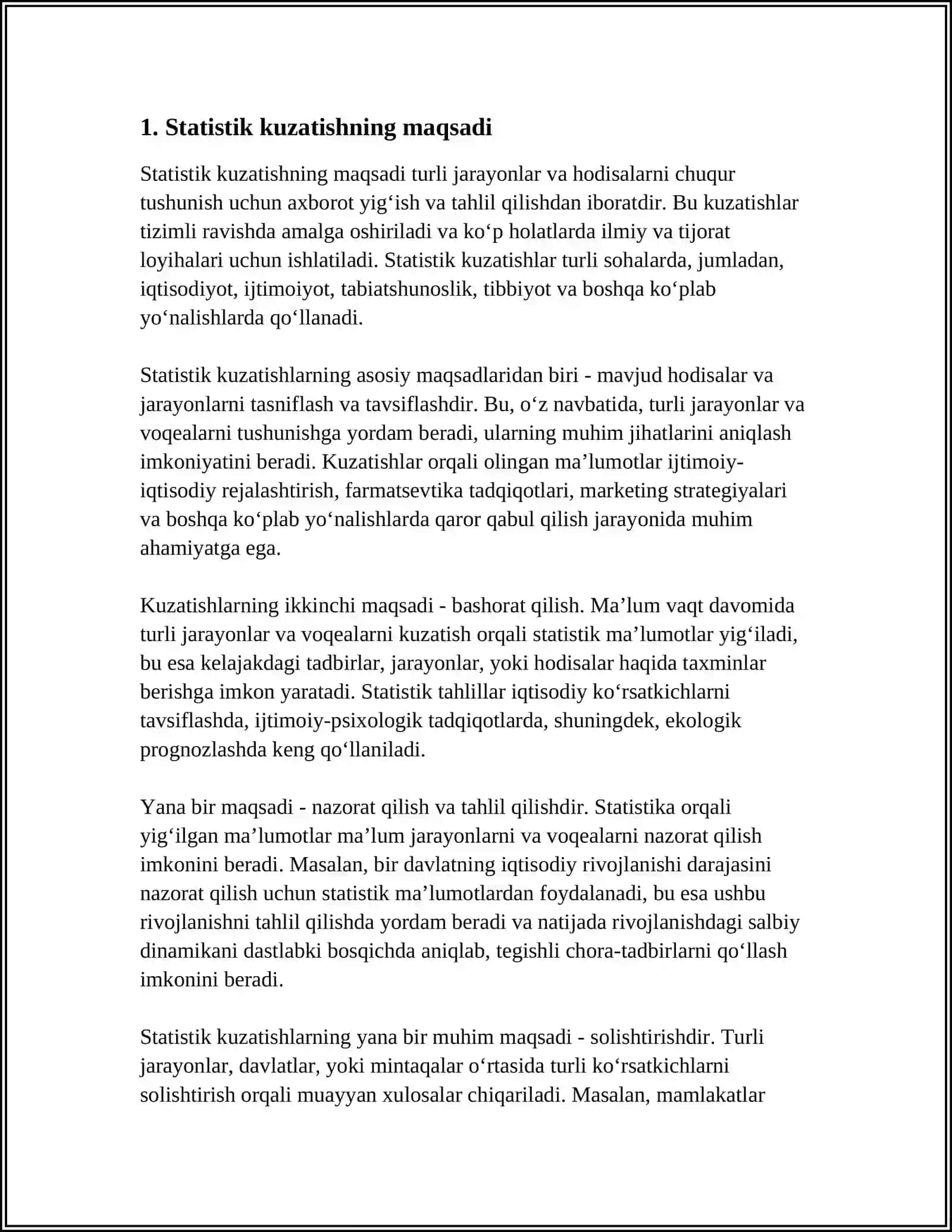 STATISTIK KUZATISH VA UNING BOSQICHLARI 3