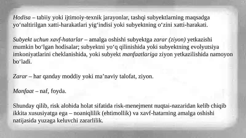 Mulkiy va shaxsiy sug'urtalarni boshqarish 3
