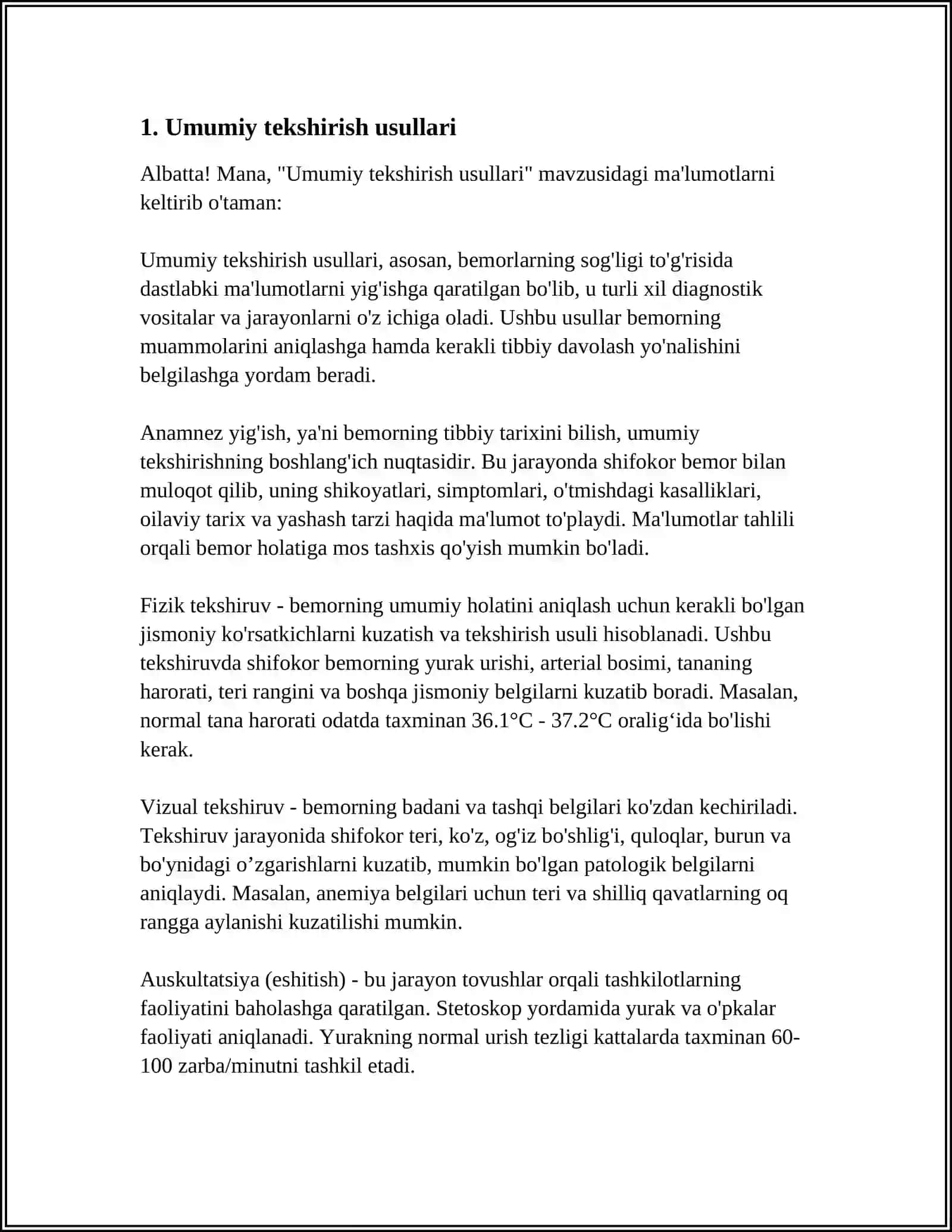 FIZIOLOGIK VA ANATOMIC TEKSHIRUV USULLARI 3