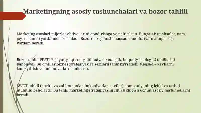 MARKETING STRATEGIYALARI 3