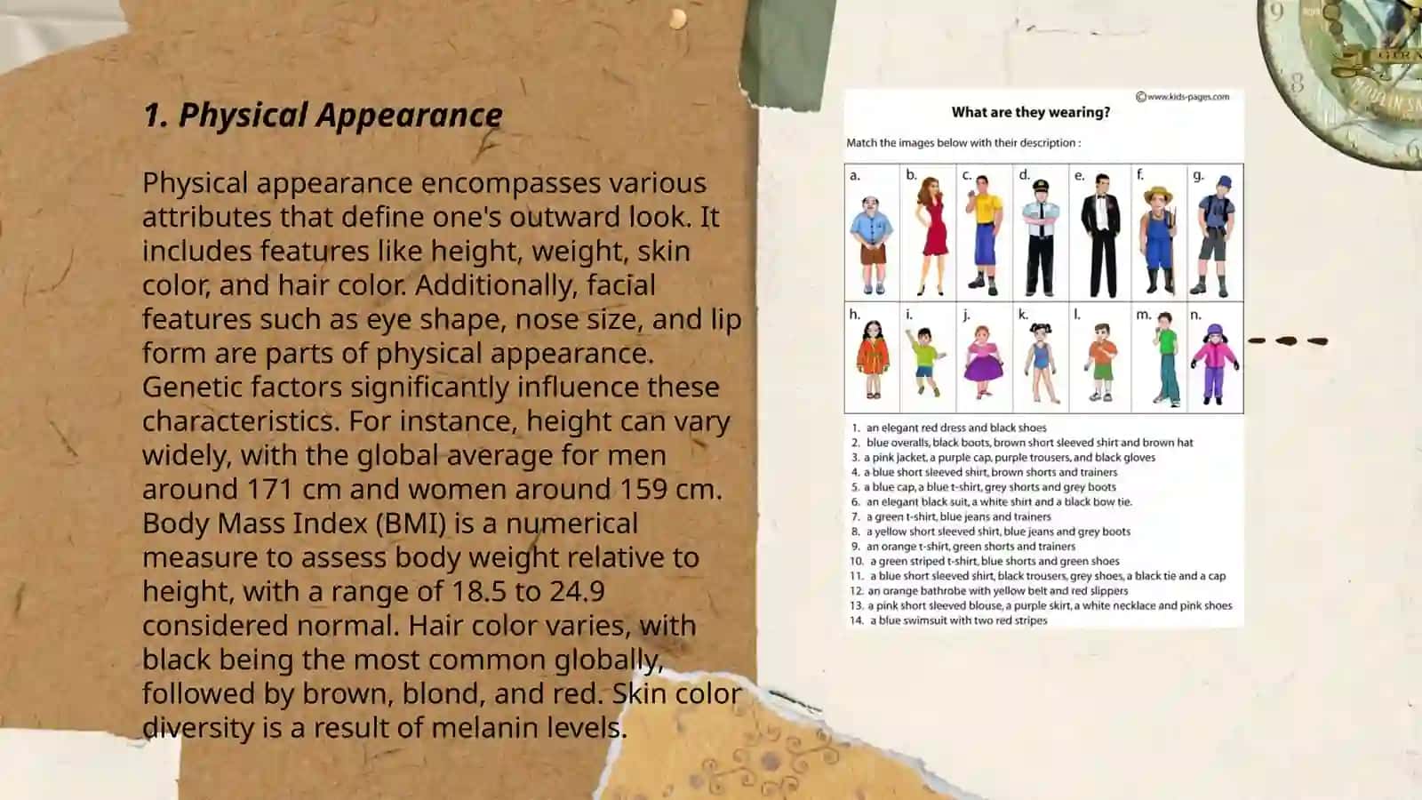 Physical Appearance: Describing People's Outward Look 3