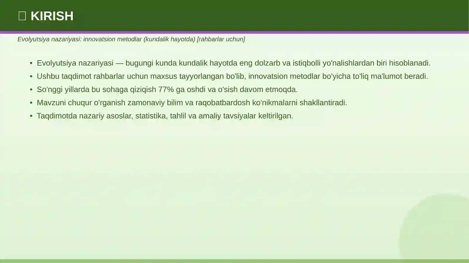 EVOLYUTSIYA NAZARIYASI 3