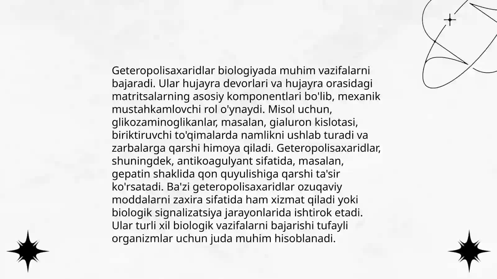 Geteropolisaxaridlarni ontogenez va kasaliklarda ozgarishi 3