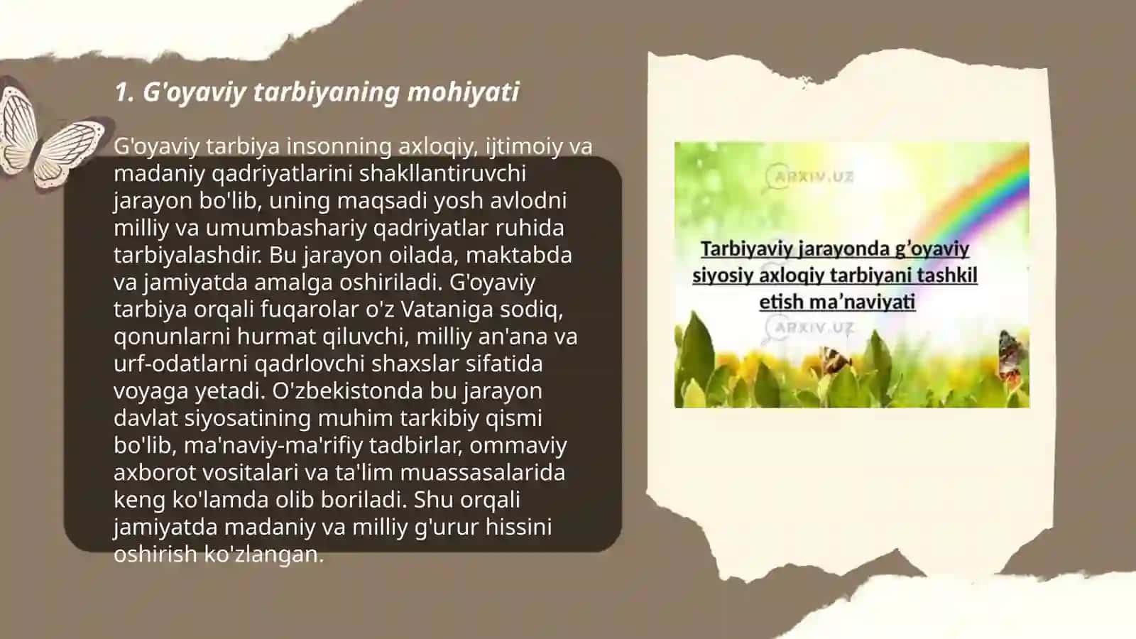 G'oyaviy tarbiya 3