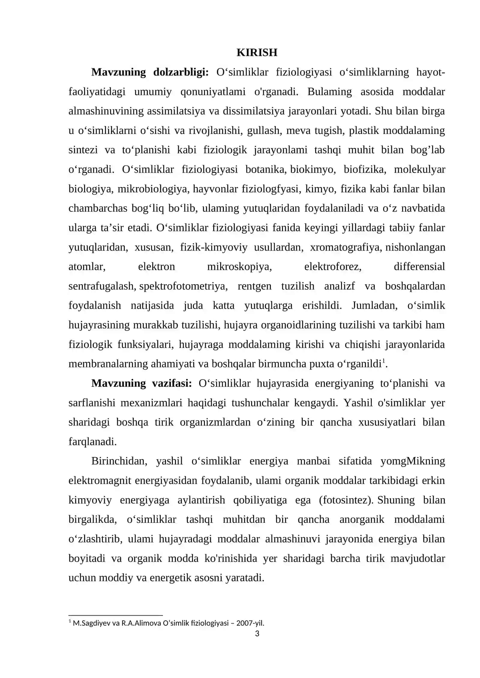 O‘SIMLIK HUJAYRASINING ENERGETIKASI HAQIDA TUSHUNCHA 3