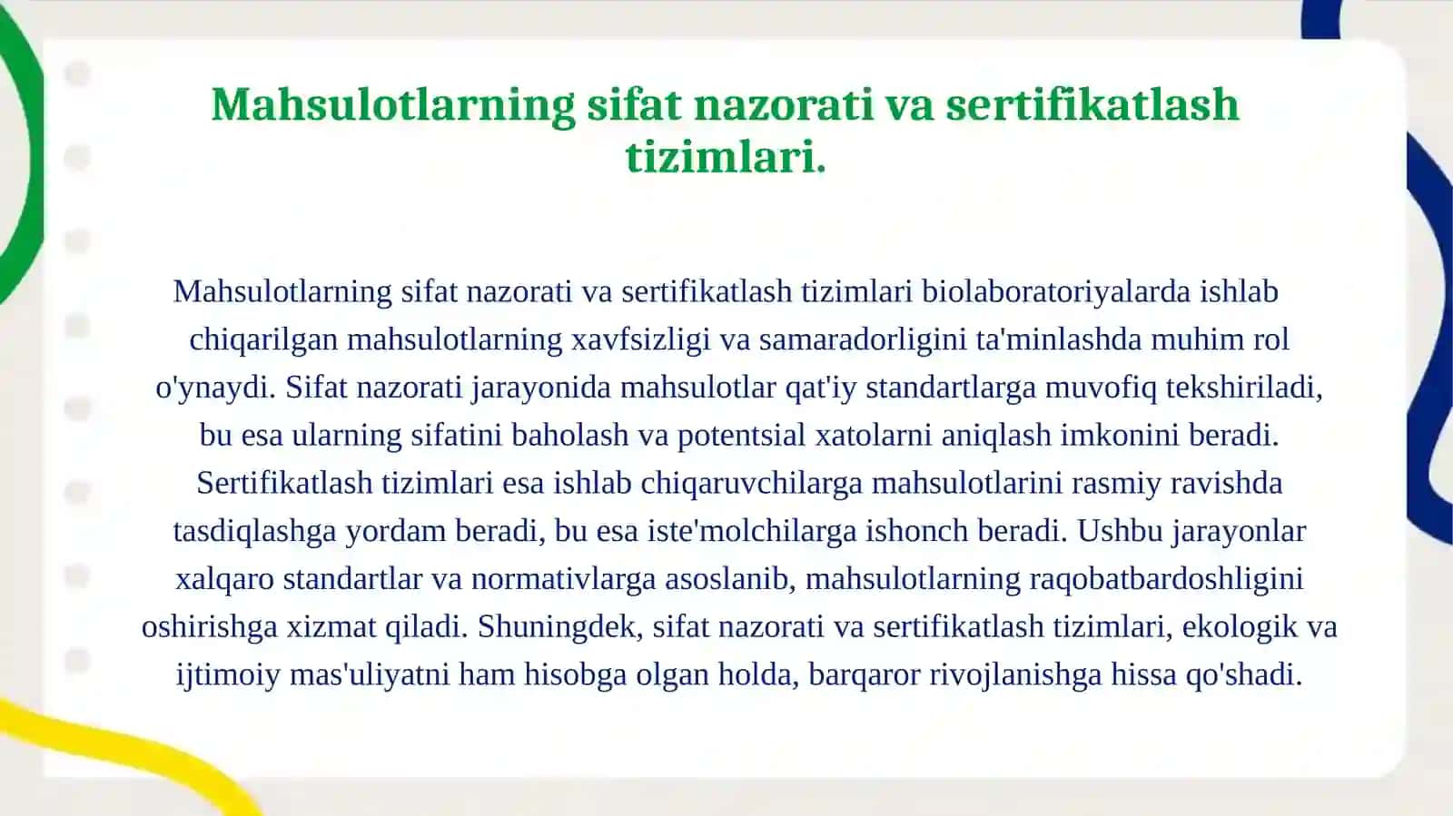 Biolaboratoriyalarda mahsulot ishlab chiqarish va ularni dalalarga tarqatish 3