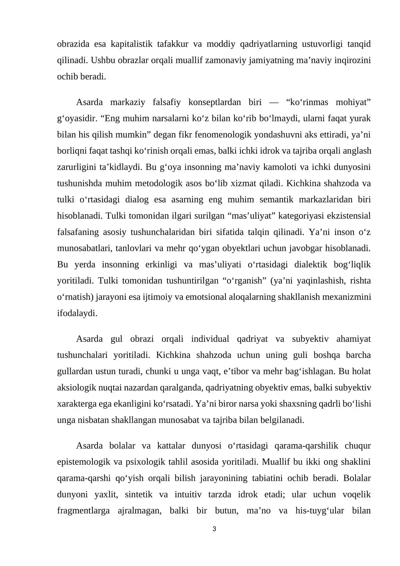 Kichkina shahzoda asari ESSE 3