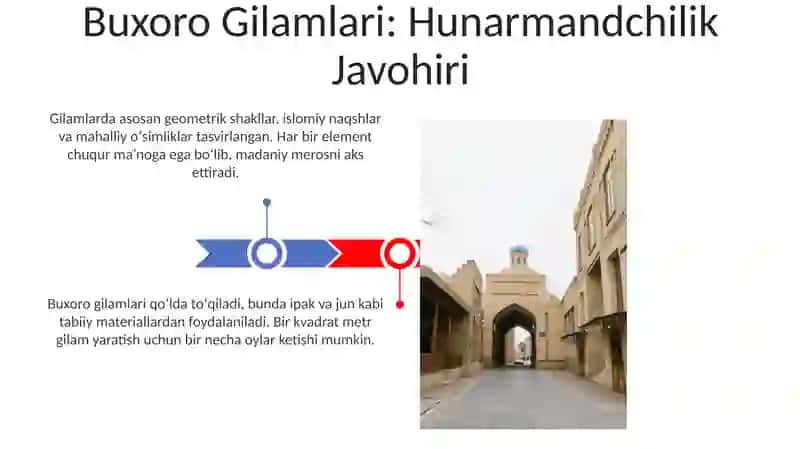 Buxoro Gilamlari: Hunarmandchilik Javohiri 3