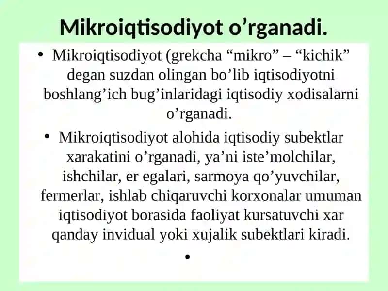 Mikroiqtisodiyot 3