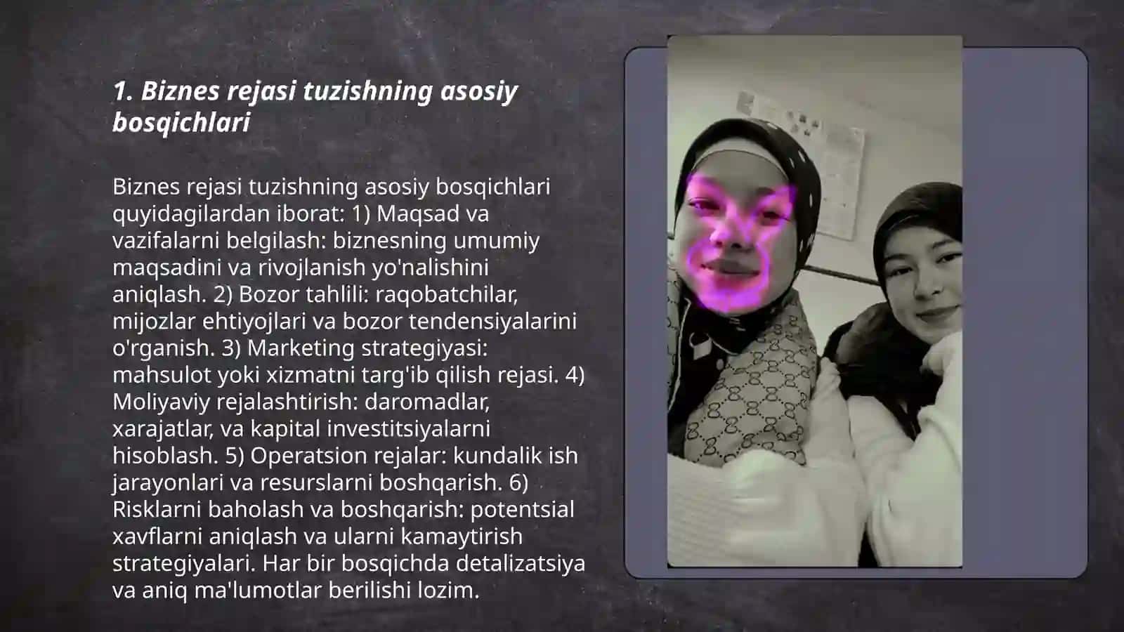Biznes rejalar 3