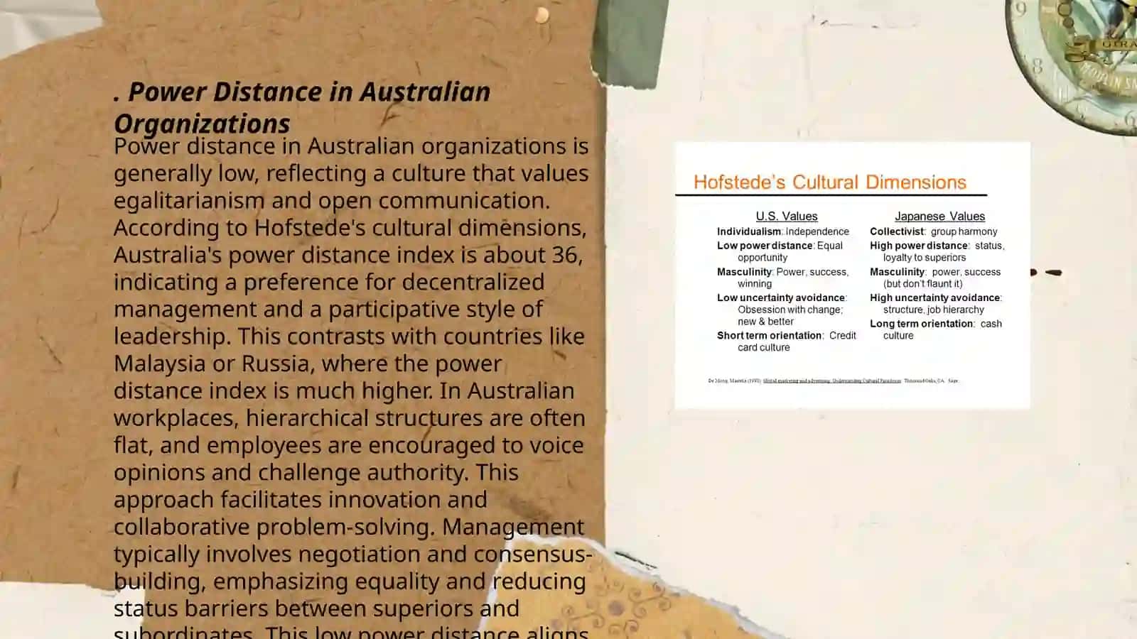 Power Distance in Australian Organizations 3