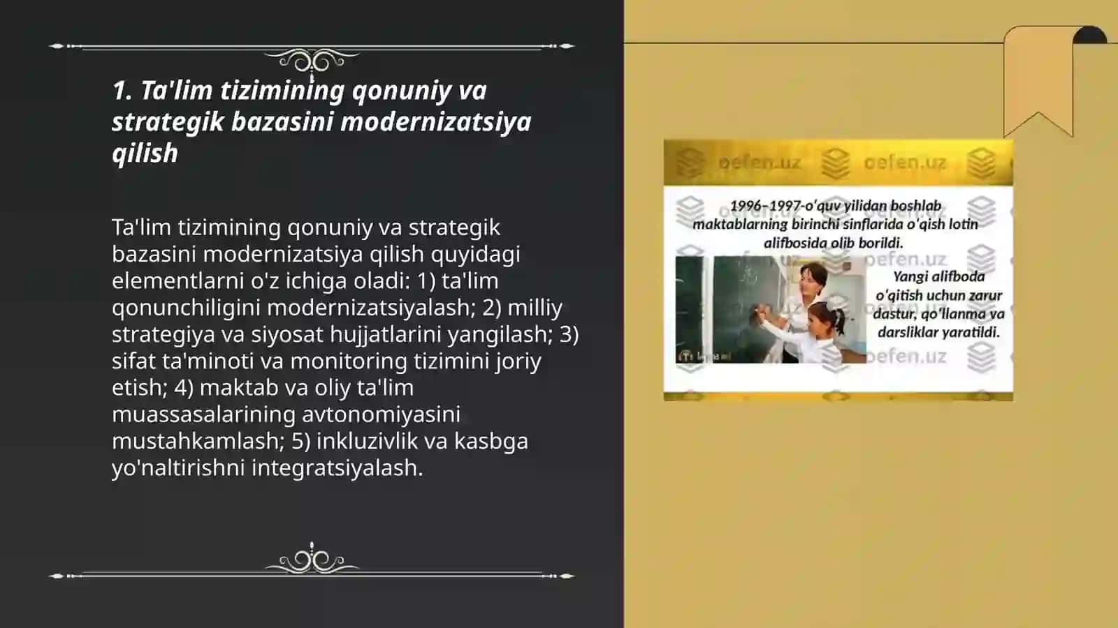 Ta'lim tizimidagi islohotlar 3