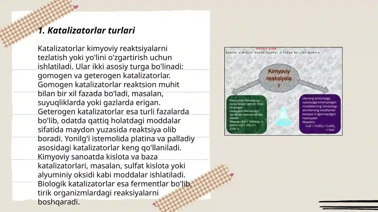 Selektiv kataliz kimyoviy reaksiyalarni boshqarish san'ati 3