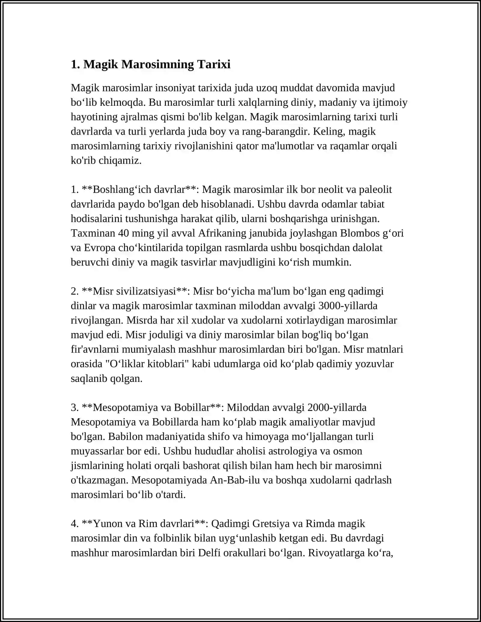 MAGIK MAROSIM HAQIDA 3