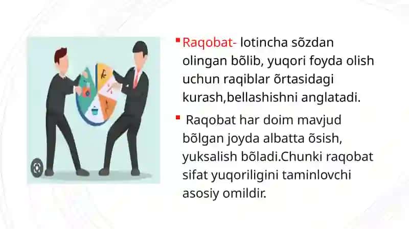 Raqobat tushunchasi 3