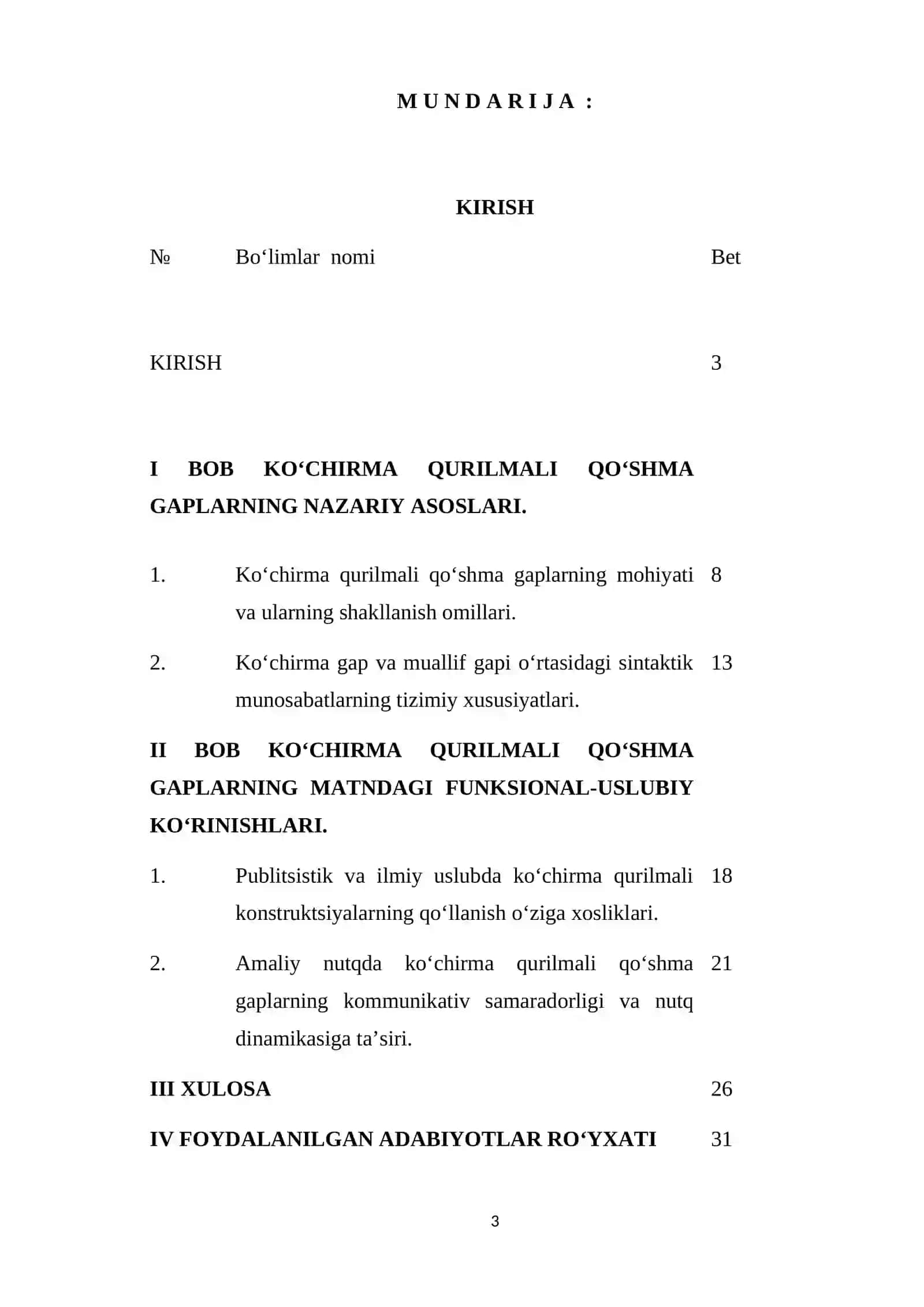Ko‘chirma qurilmali qo‘shma gaplar 3