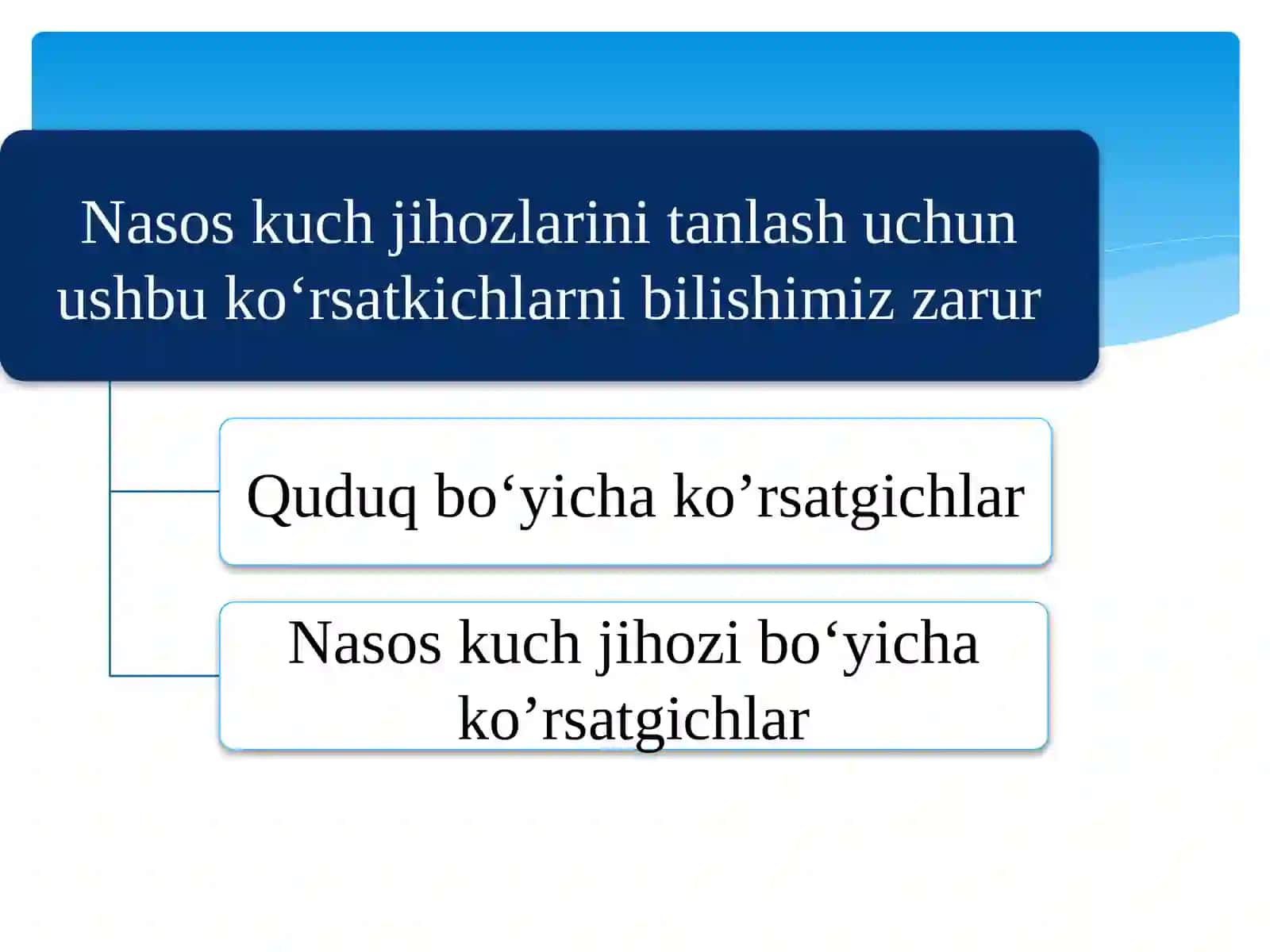 Botirma markazdan qochma nasos tanlash 3