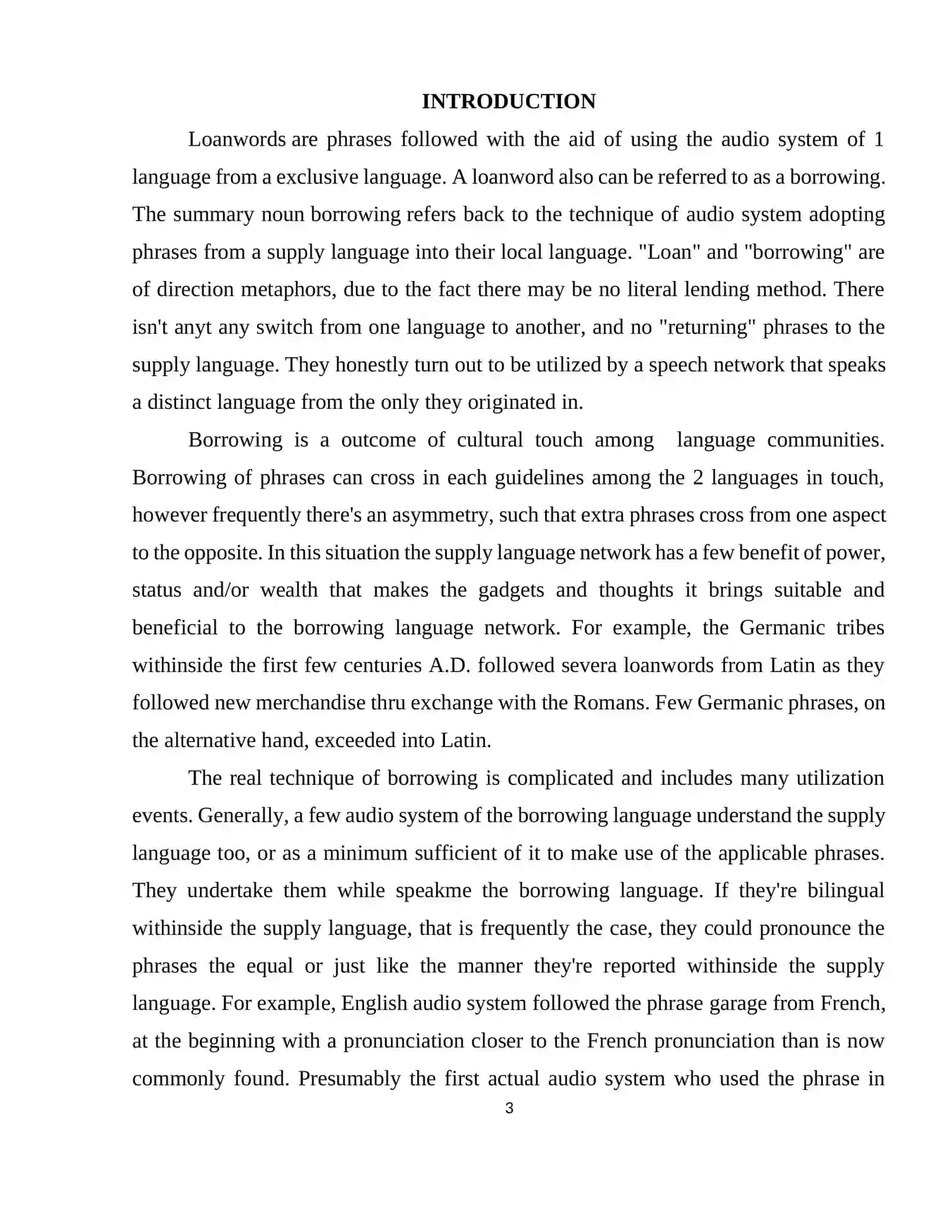 Loanwords in English Language 3