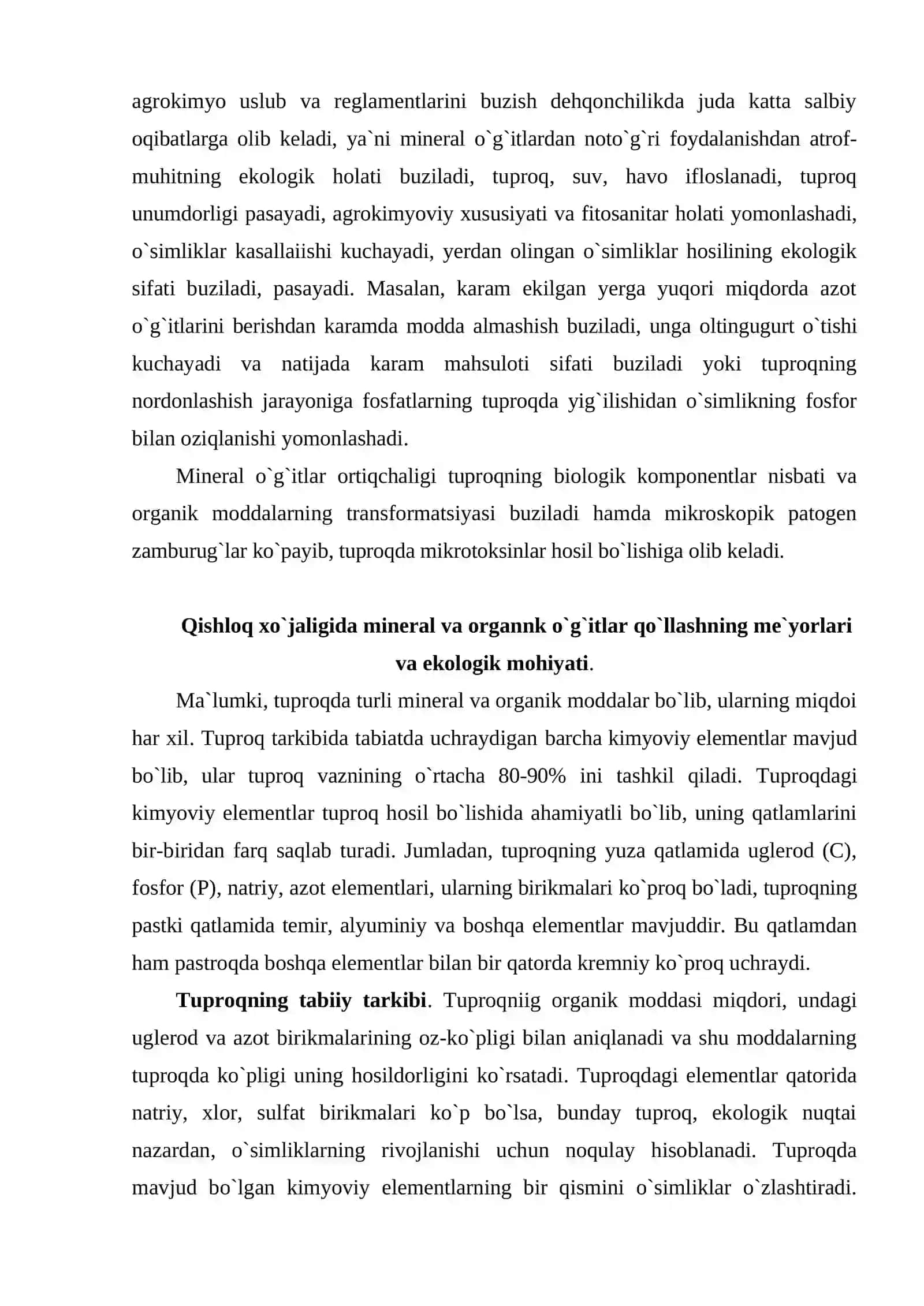 Qishloq xo`jalik ekologiyasi 3