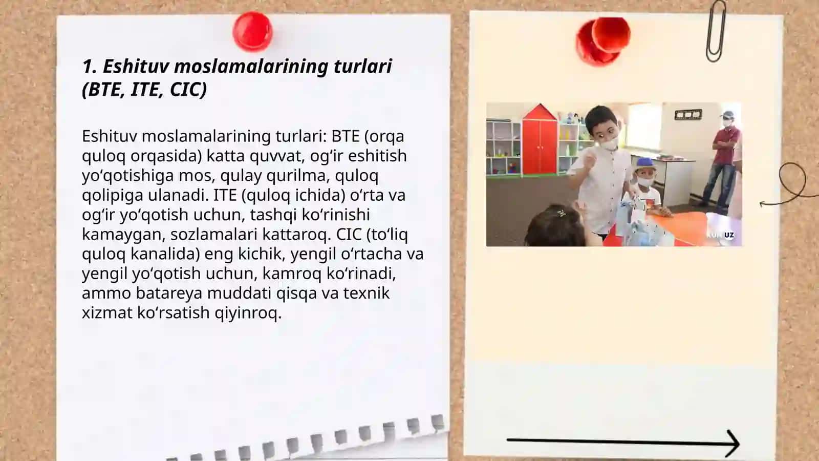 Eshituv moslamalari va koxlear implantlar 3