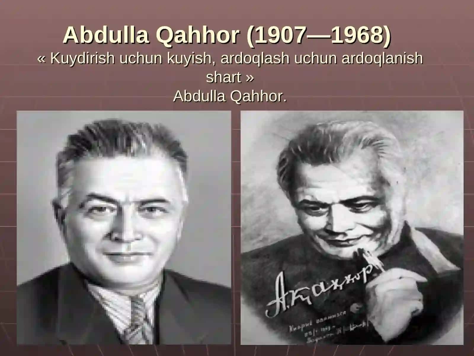 Abdulla Qahhorning hayoti va ijodi 3