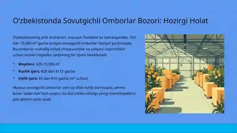Sovutgichli va Maxsus Omborlar Logistikasi: Oʻzbekiston Misolida 3