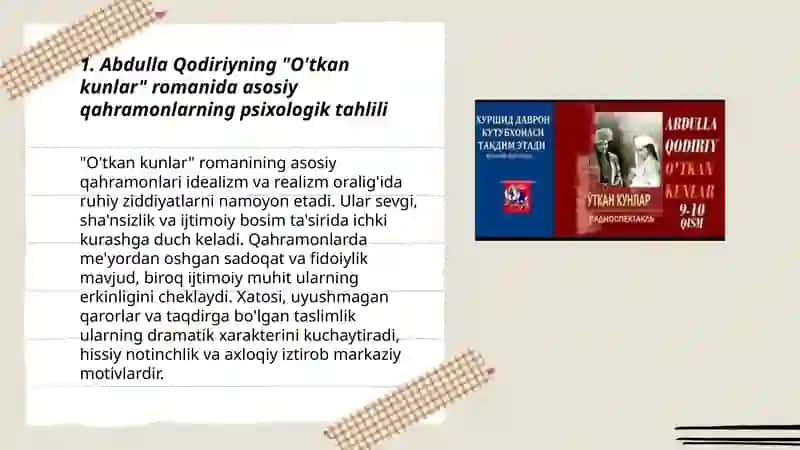 O'tkan kunlar 3