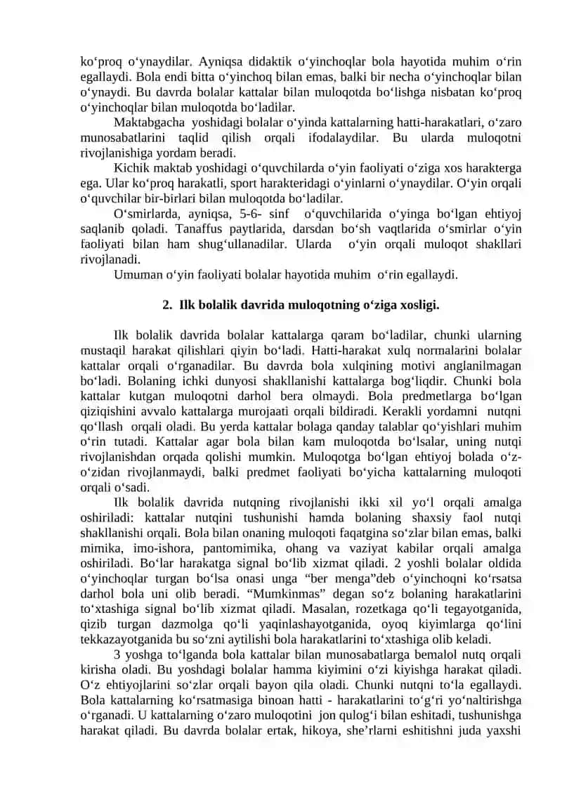 Mulokotning yoshga xos xususiyatlari 3