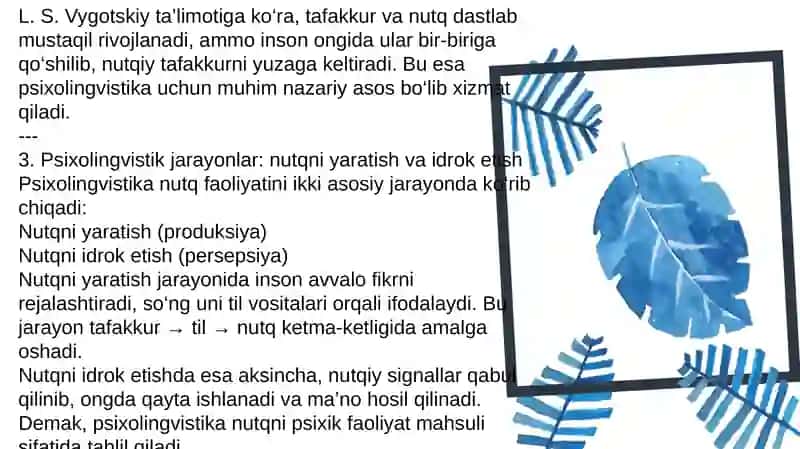 Psixolingvistika 3