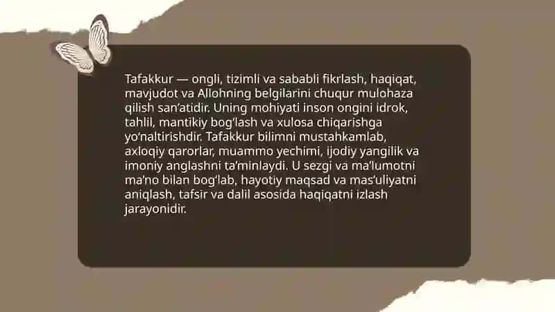 Tafakkur 3