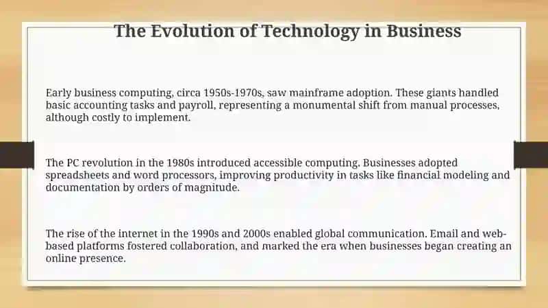 The Role of Technology in Business 3