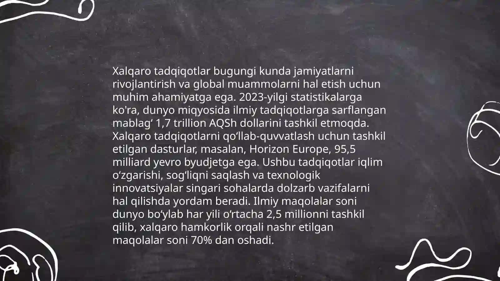 Xalqaro tadqiqotlarning dolzarbligi 3