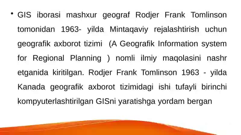 GIS (Geografik axborot tizim) 3