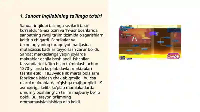Sanoat inqilobining taʼlimga taʼsiri 3