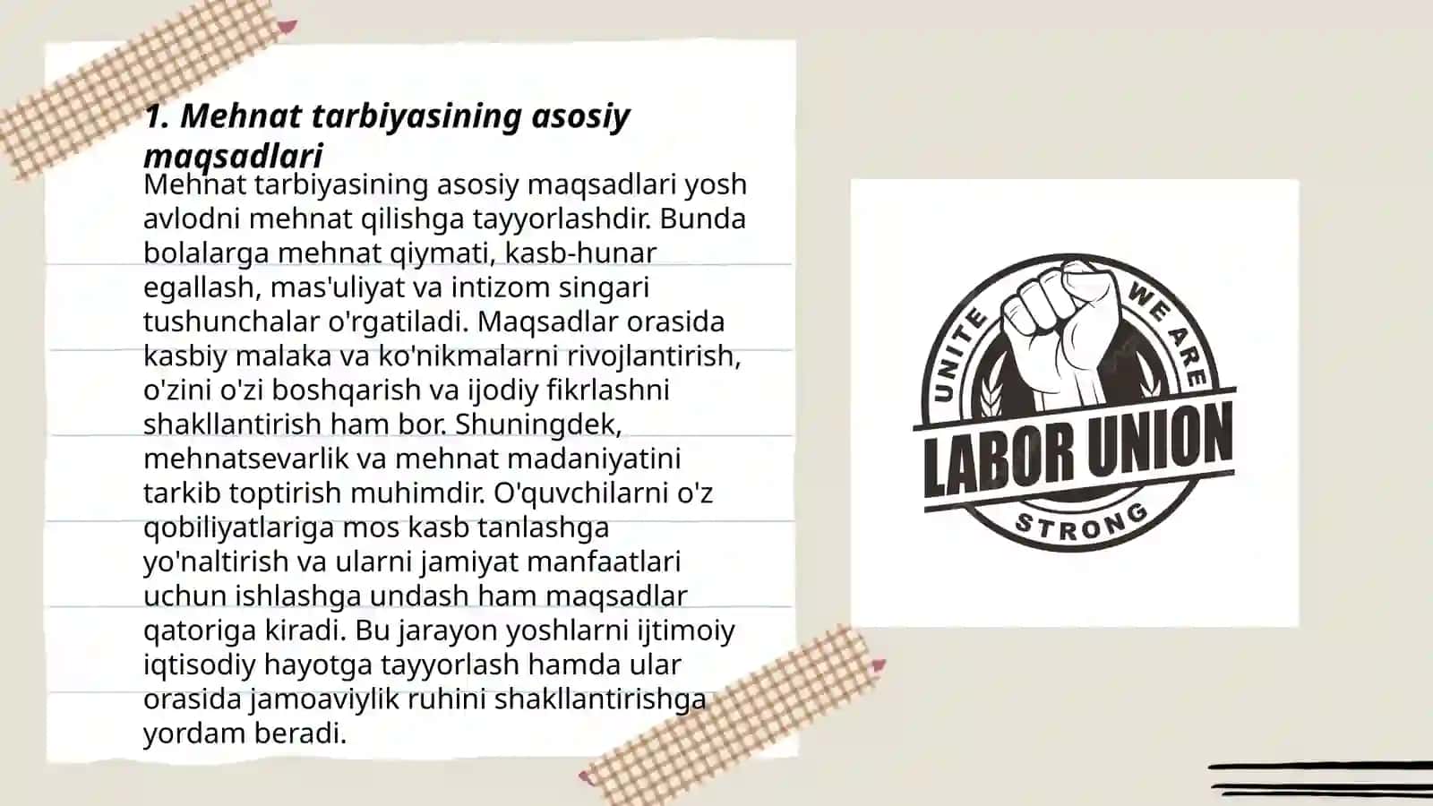 Mehnat tarbiyasi 3