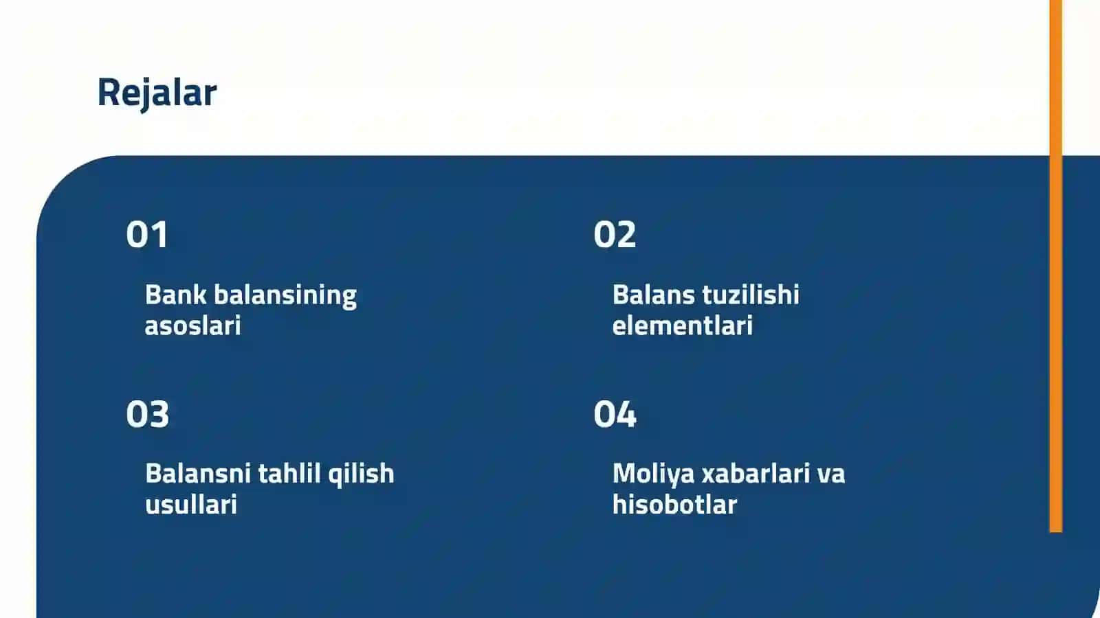 Bank balansi va uning tuzulishi 3