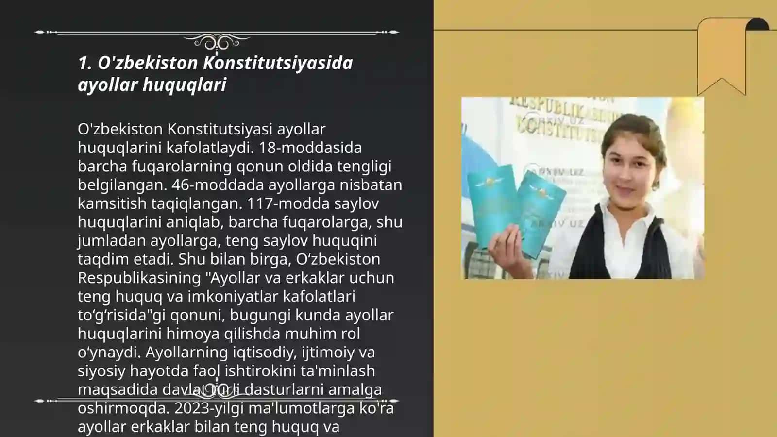 Ayollar huquqlari 3