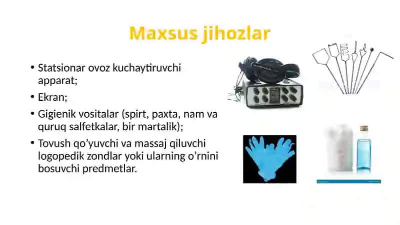 Yakkamashg’ulotxonasiga qo’yiladigan talablar 3