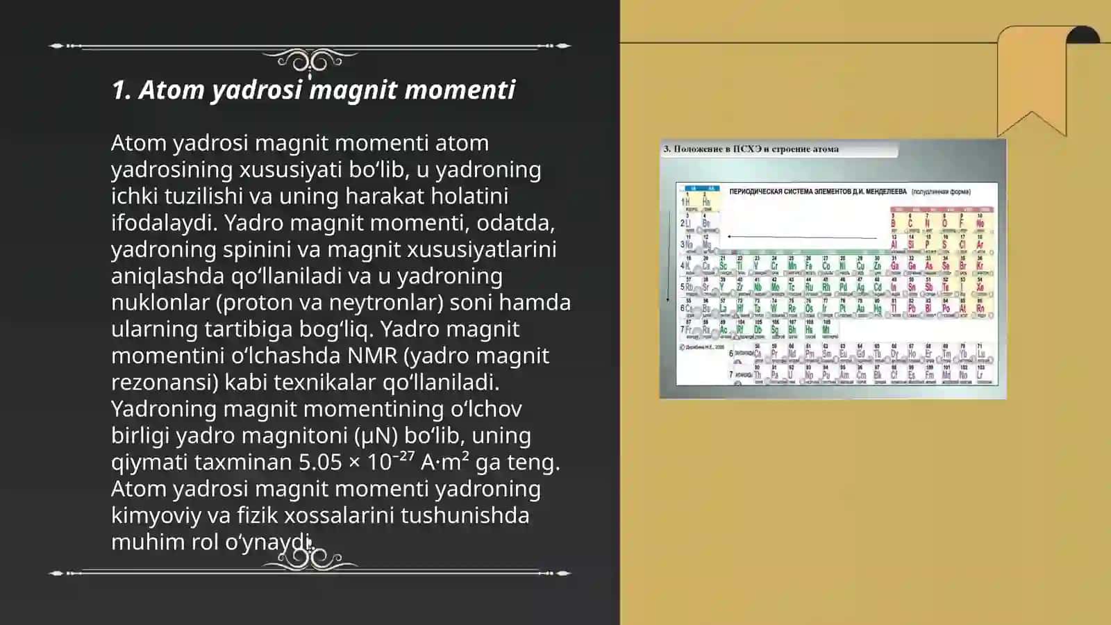 Atom magnitizmi G -Faktor 3