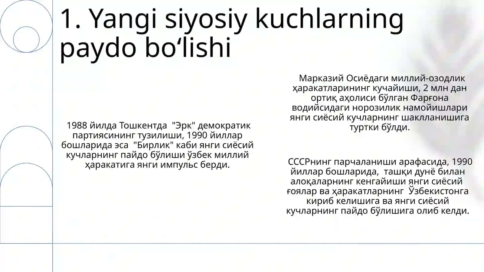Mustaqillikkа еrishish arafаsidа 3