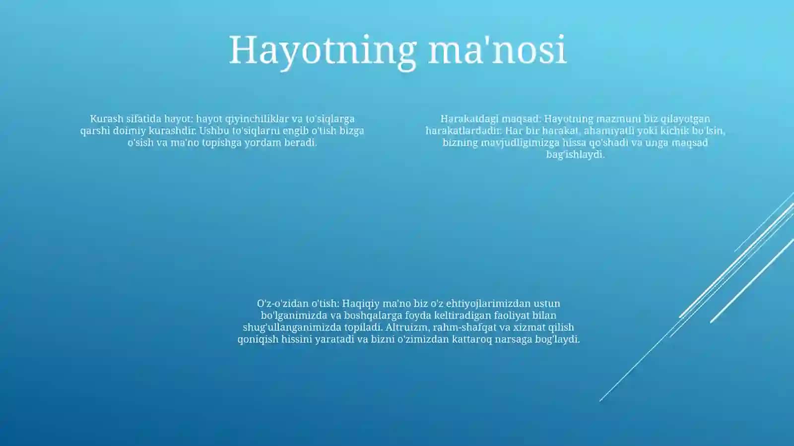 Inson Falsafasi 3