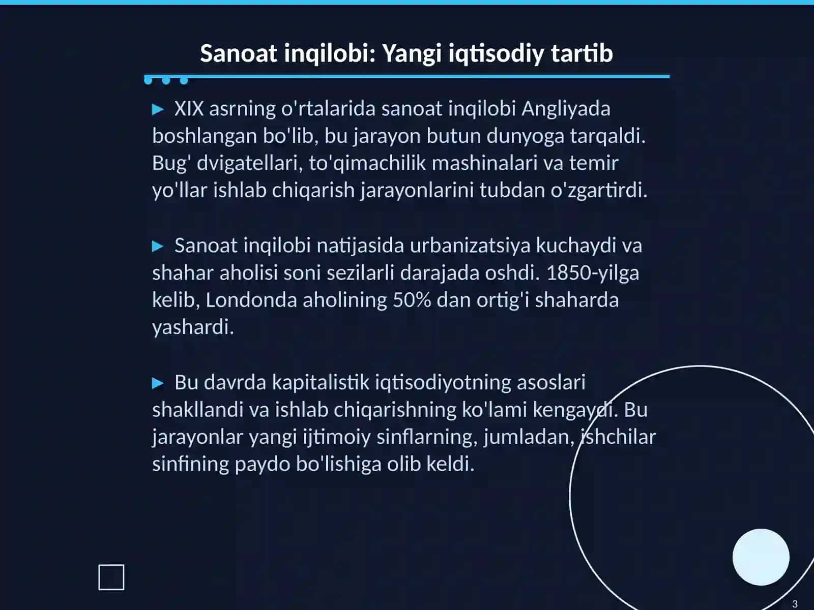 Sanoat inqilobi va uning iqtisodiy ta'siri 3
