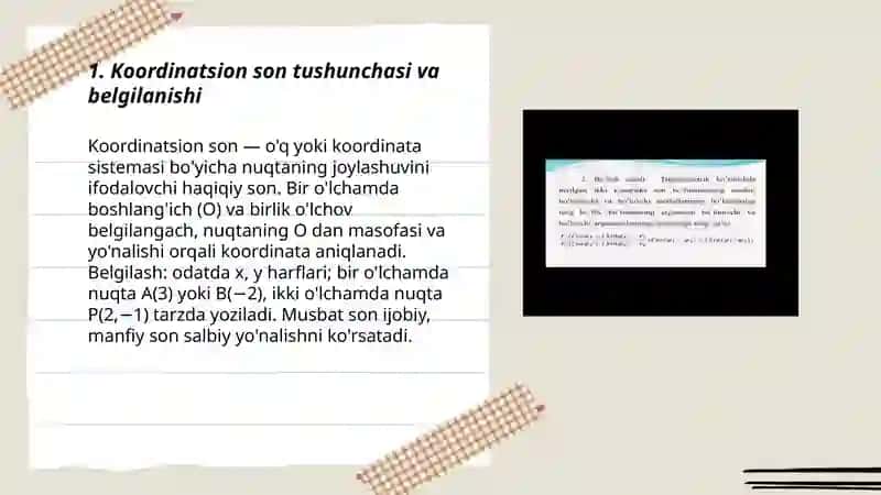 Koordinatsion sonni aniqlash usullari 3