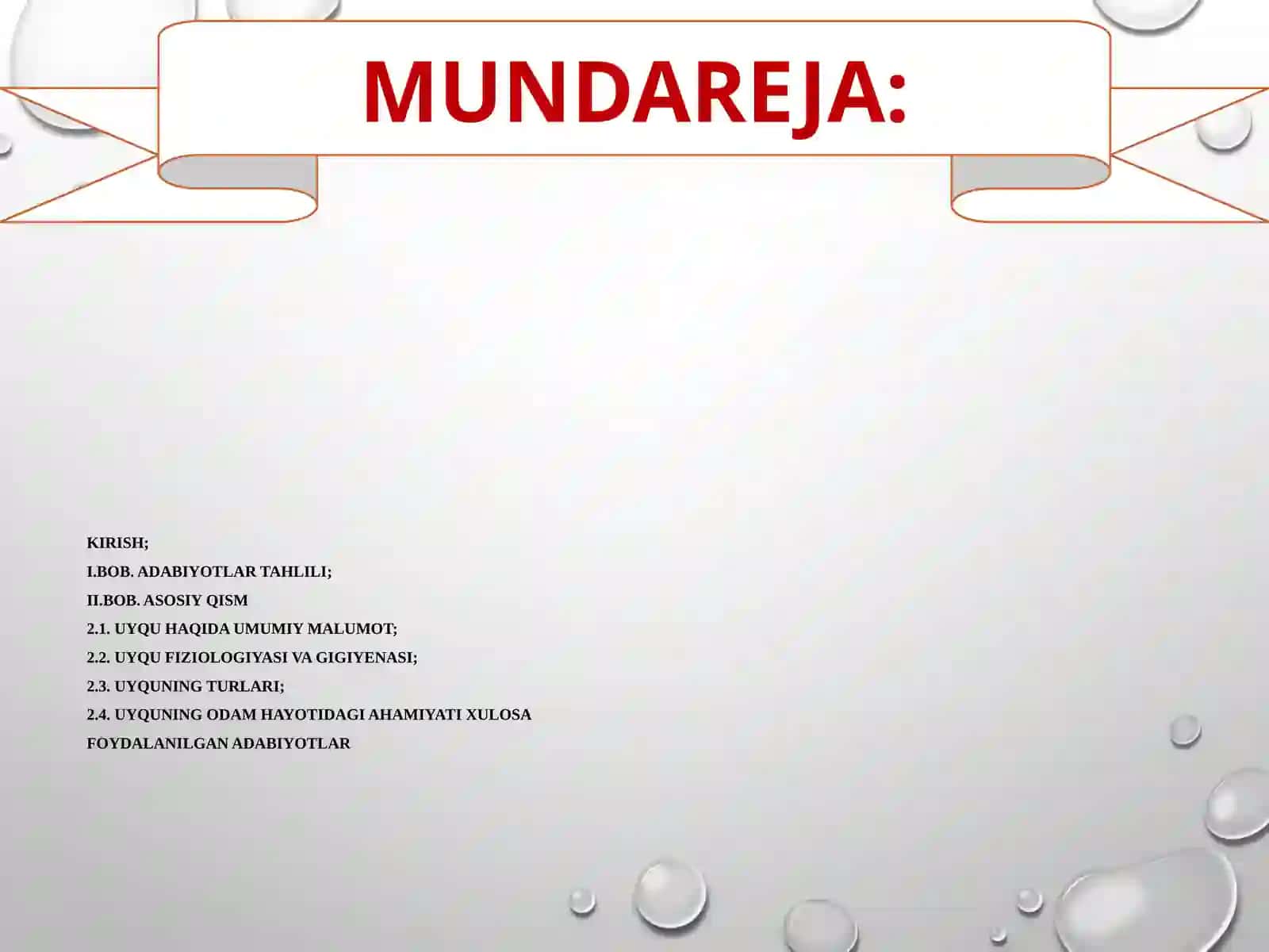 Uyqu va uning turlari 3