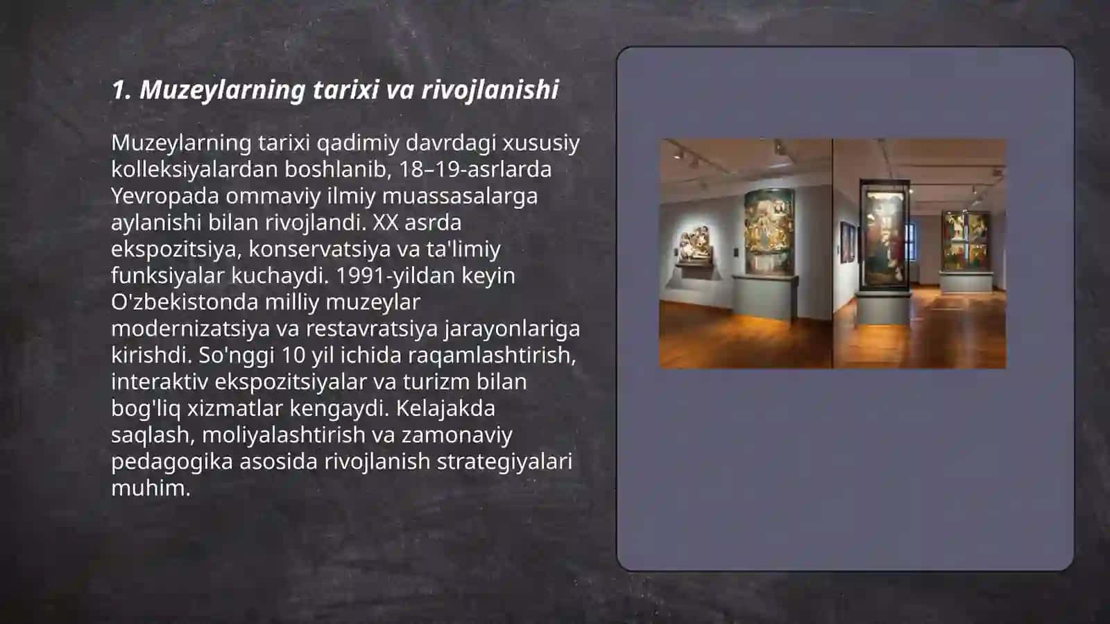 Muzeylar Ma'rufova Nuriyamalak 3