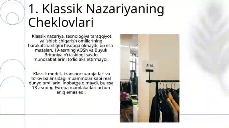 Xalqaro savdoning klassik nazariyasi 3