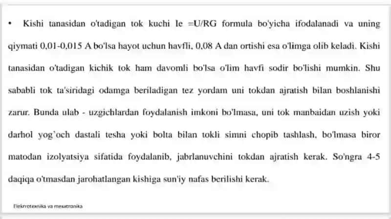 Xavfsizlik texnikasi 3