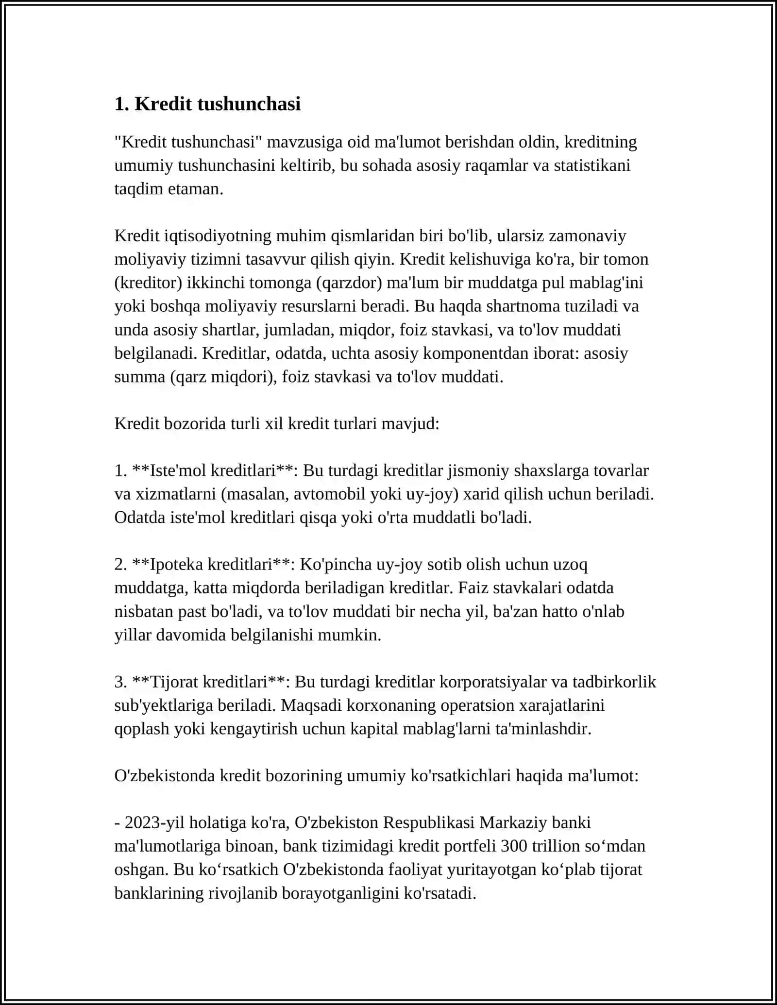 KREDIT MODUL HAQIDA TUSHUNCHA 3