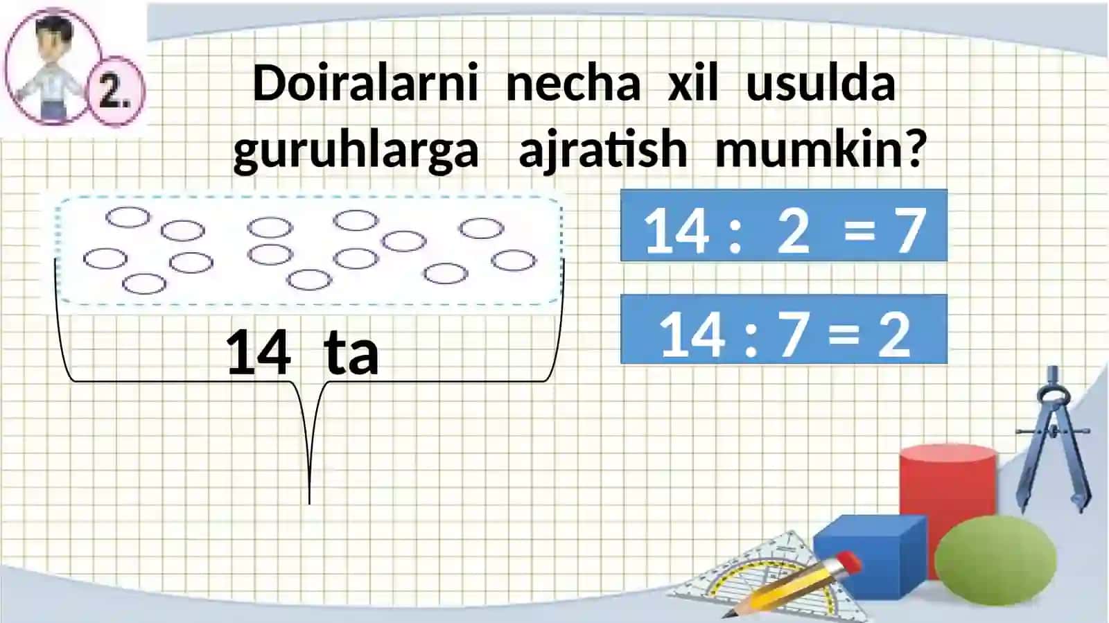 Ko`paytirish va bo`lishga doir masalalar 3
